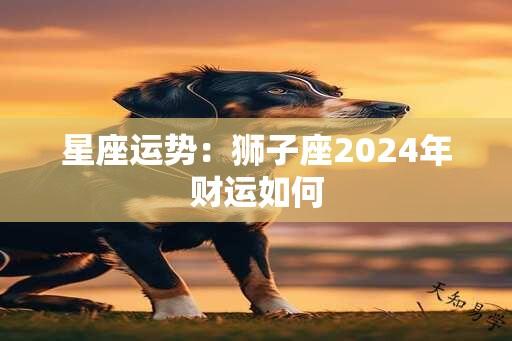星座运势：狮子座2025年财运如何