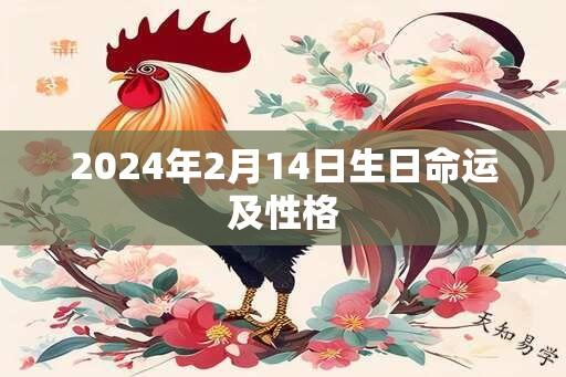 2024年2月14日生日命运及性格