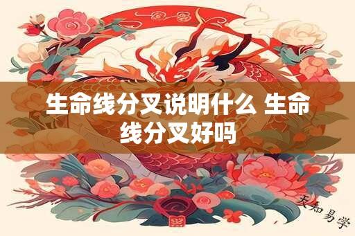 生命线分叉说明什么 生命线分叉好吗