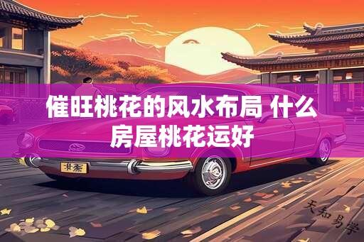 催旺桃花的风水布局 什么房屋桃花运好