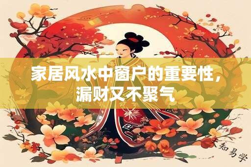 家居风水中窗户的重要性，漏财又不聚气