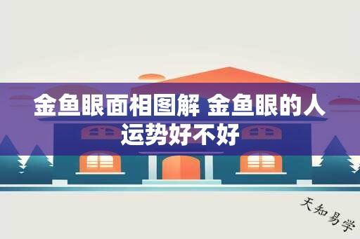 金鱼眼面相图解 金鱼眼的人运势好不好