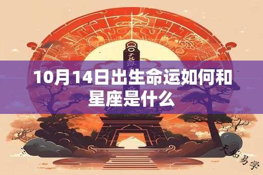 10月14日出生命运如何和星座是什么