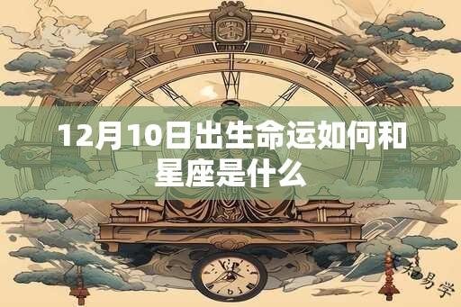 12月10日出生命运如何和星座是什么