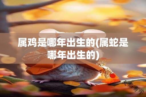 属鸡是哪年出生的(属蛇是哪年出生的)