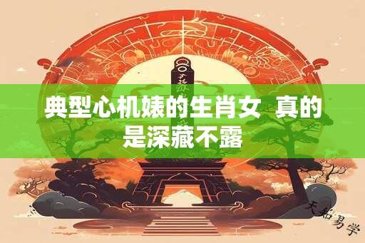 典型心机婊的生肖女  真的是深藏不露