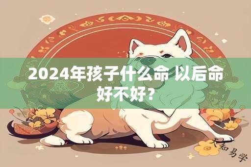 2024年孩子什么命 以后命好不好？