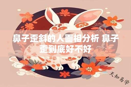 鼻子歪斜的人面相分析 鼻子歪到底好不好