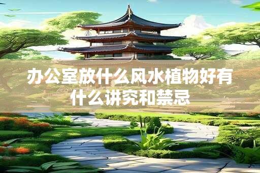 办公室放什么风水植物好有什么讲究和禁忌