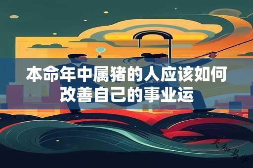 本命年中属猪的人应该如何改善自己的事业运