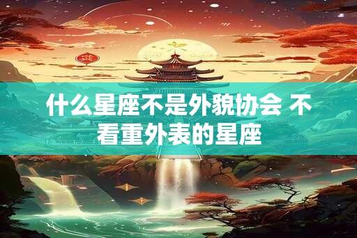 什么星座不是外貌协会 不看重外表的星座