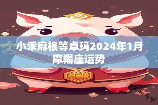 小乖麻根等卓玛2024年1月摩羯座运势