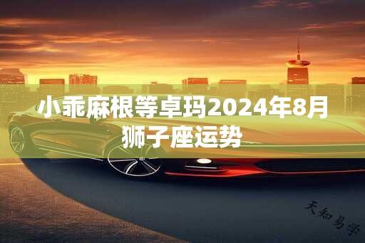 小乖麻根等卓玛2024年8月狮子座运势