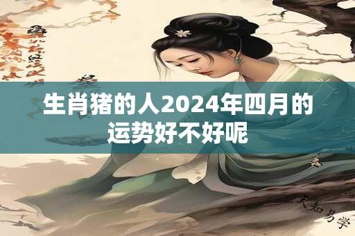 生肖猪的人2024年四月的运势好不好呢