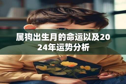 属狗出生月的命运以及2024年运势分析