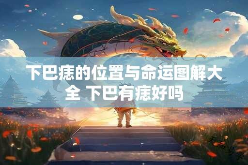 下巴痣的位置与命运图解大全 下巴有痣好吗