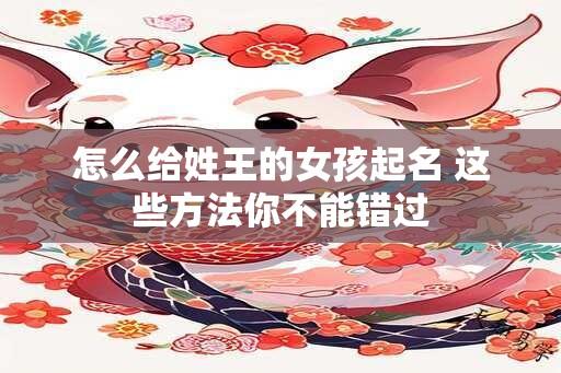 怎么给姓王的女孩起名 这些方法你不能错过