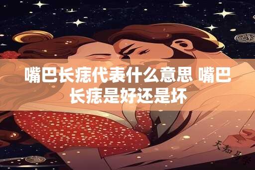 嘴巴长痣代表什么意思 嘴巴长痣是好还是坏