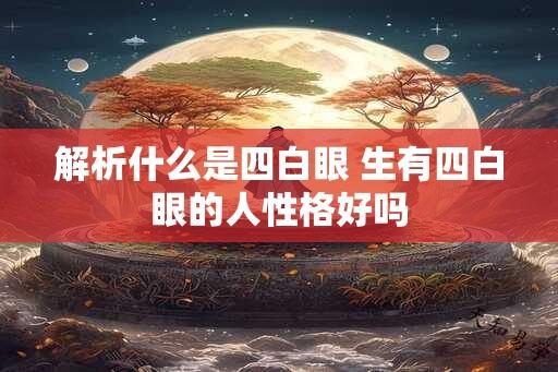 解析什么是四白眼 生有四白眼的人性格好吗