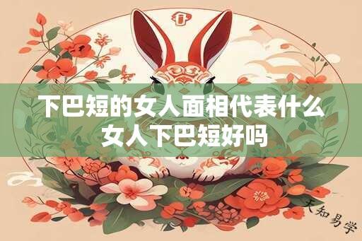 下巴短的女人面相代表什么 女人下巴短好吗