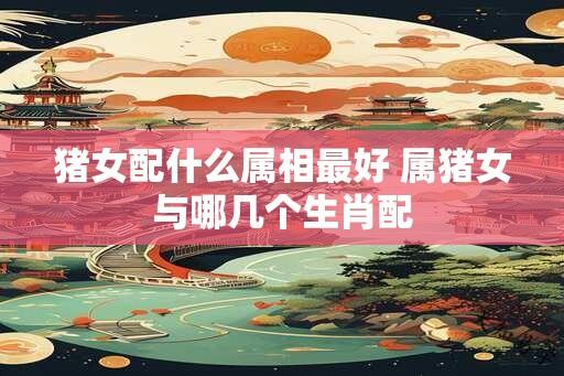 猪女配什么属相最好 属猪女与哪几个生肖配