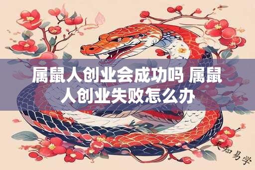 属鼠人创业会成功吗 属鼠人创业失败怎么办