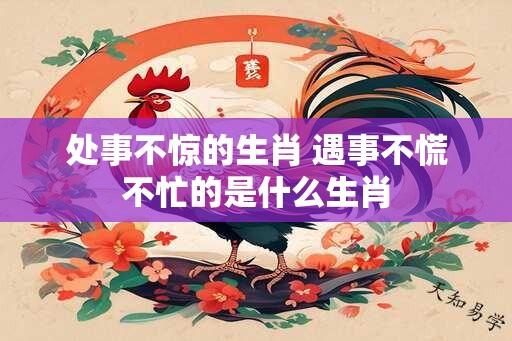 处事不惊的生肖 遇事不慌不忙的是什么生肖