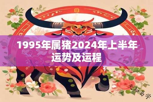 1995年属猪2024年上半年运势及运程