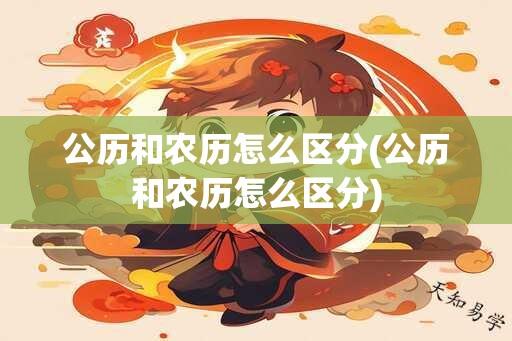 公历和农历怎么区分(公历和农历怎么区分)