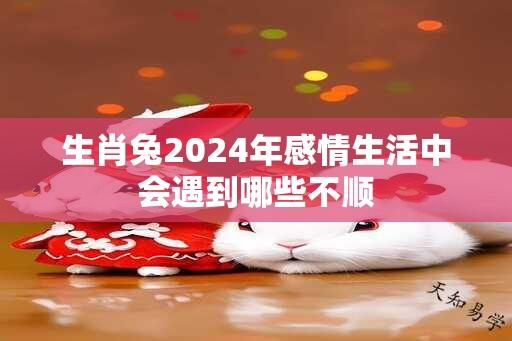 生肖兔2024年感情生活中会遇到哪些不顺