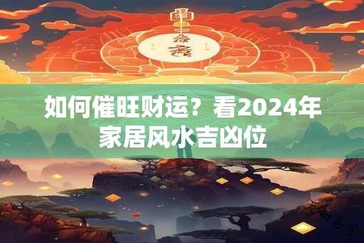 如何催旺财运？看2024年家居风水吉凶位