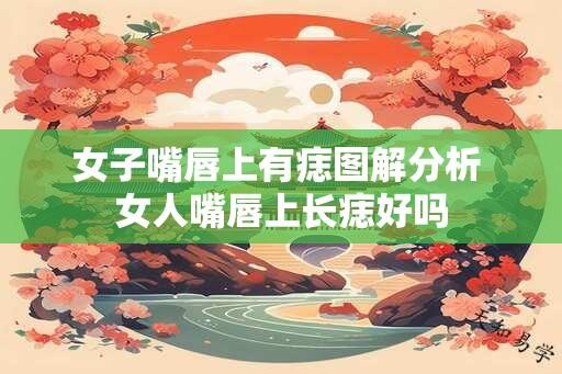 女子嘴唇上有痣图解分析 女人嘴唇上长痣好吗