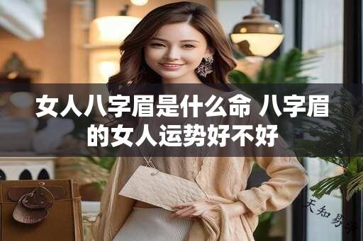 女人八字眉是什么命 八字眉的女人运势好不好