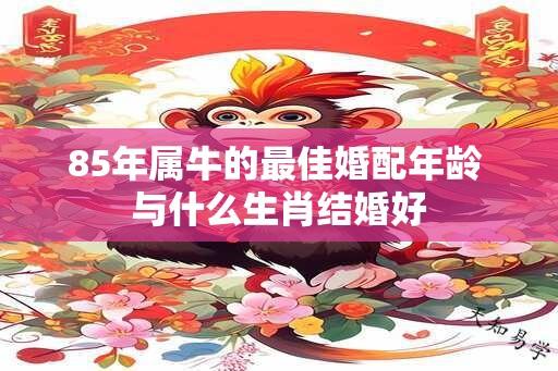 85年属牛的最佳婚配年龄 与什么生肖结婚好