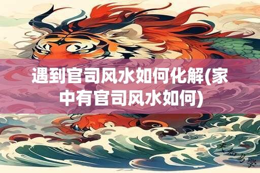 遇到官司风水如何化解(家中有官司风水如何)