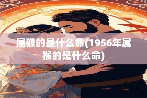 属猴的是什么命(1956年属猴的是什么命)