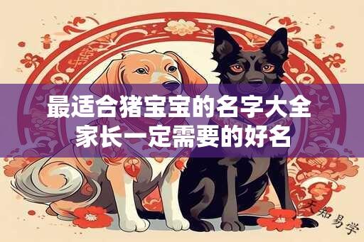 最适合猪宝宝的名字大全 家长一定需要的好名