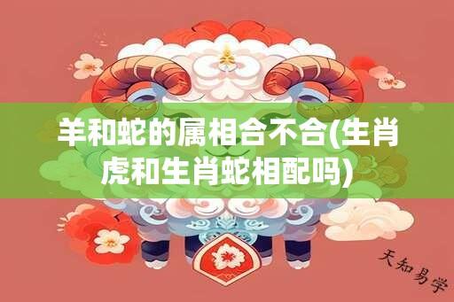 羊和蛇的属相合不合(生肖虎和生肖蛇相配吗)