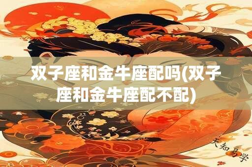 双子座和金牛座配吗(双子座和金牛座配不配)