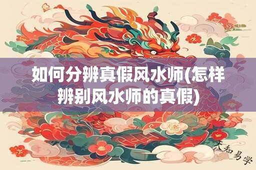 如何分辨真假风水师(怎样辨别风水师的真假)