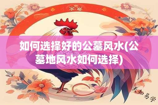 如何选择好的公墓风水(公墓地风水如何选择)