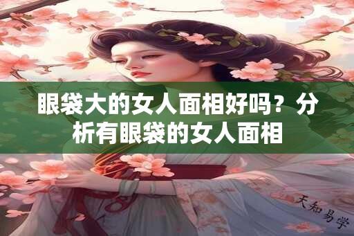 眼袋大的女人面相好吗？分析有眼袋的女人面相