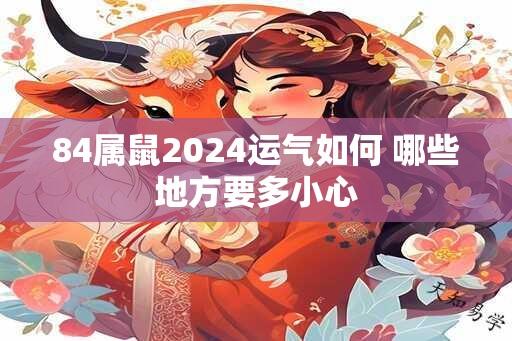 84属鼠2024运气如何 哪些地方要多小心