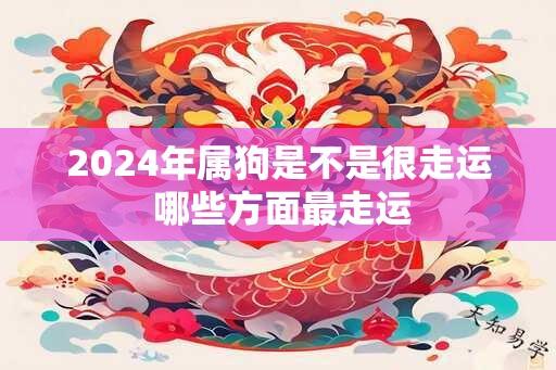 2024年属狗是不是很走运 哪些方面最走运