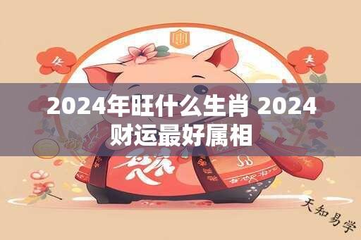 2024年旺什么生肖 2024财运最好属相