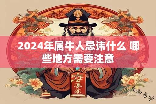 2024年属牛人忌讳什么 哪些地方需要注意