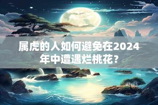 属虎的人如何避免在2024年中遭遇烂桃花？