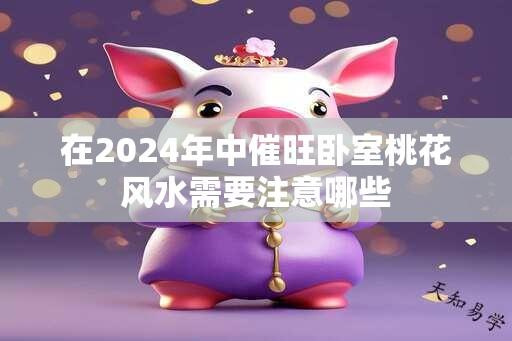 在2024年中催旺卧室桃花风水需要注意哪些