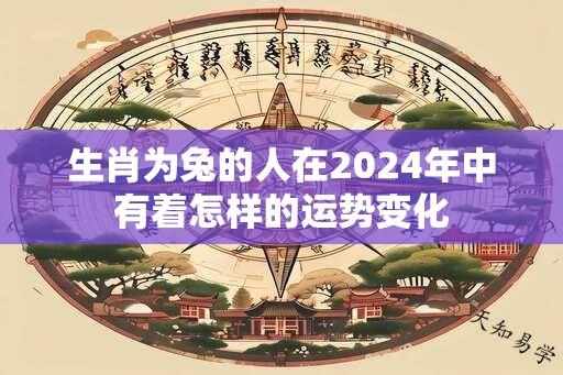 生肖为兔的人在2024年中有着怎样的运势变化