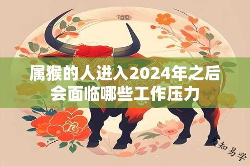 属猴的人进入2024年之后会面临哪些工作压力